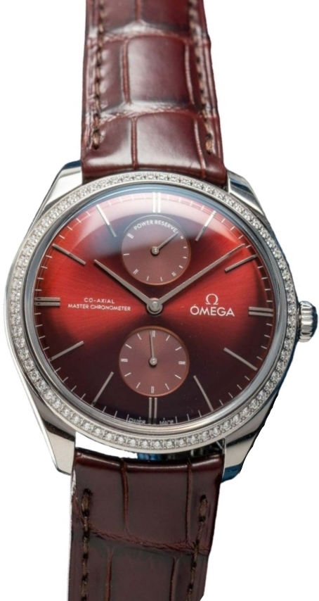 Omega Herrklocka 435.18.40.22.11.001 De Ville Tresor Röd/Läder Ø40 - Omega