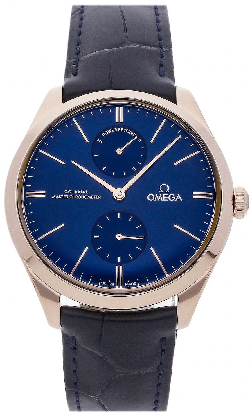 Omega Herrklocka 435.53.40.22.03.001 De Ville Tresor Blå/Läder Ø40 - Omega
