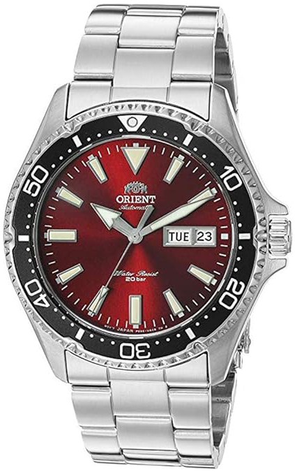 Orient Herrklocka RA-AA0003R39B Mako Iii Röd/Stål Ø41.8 mm - Orient