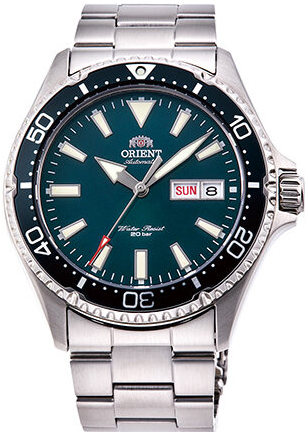 Orient Herrklocka RA-AA0004E Mako Iii Grön/Stål Ø41.8 mm - Orient