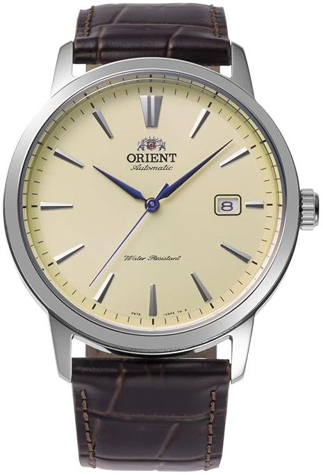 Orient Herrklocka RA-AC0F16S30B Contemporary Beige/Läder Ø42 mm