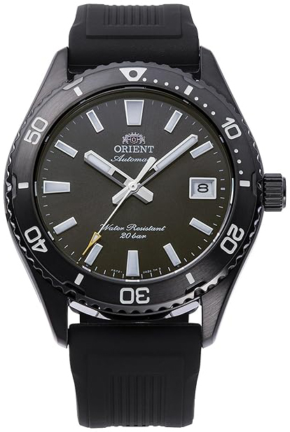 Orient Herrklocka RA-AC0Q10N30B Mako Svart/Gummi Ø40 mm