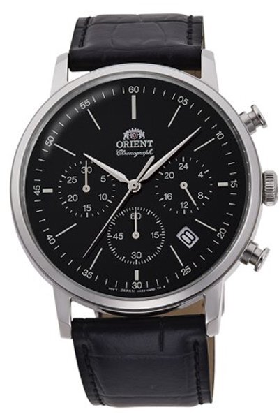 Orient Herrklocka RA-KV0404B10B Contemporary Svart/L&auml;der &Oslash;42.4 mm