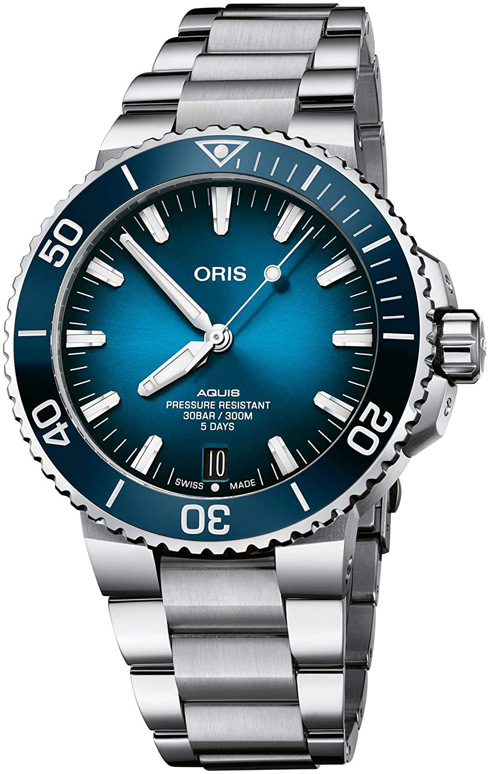 Oris Herrklocka 01 400 7763 4135-07 8 24 09PEB Diving Blå/Stål - Oris