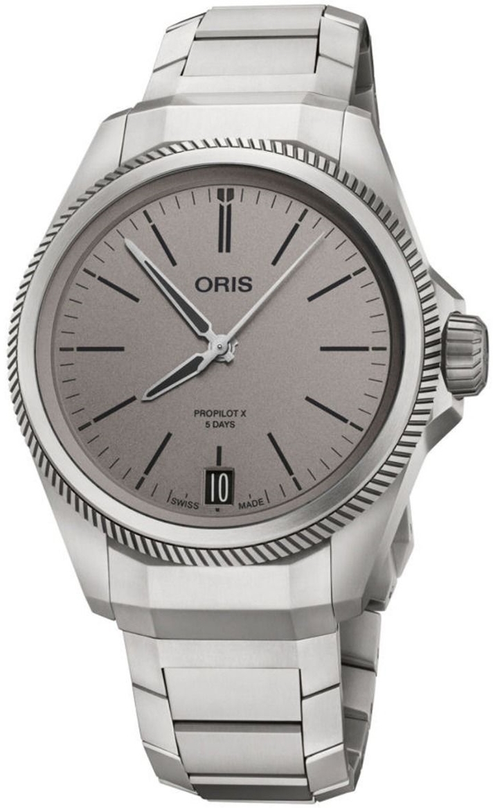 Oris Herrklocka 01 400 7778 7153-07 7 20 01TLC Propilot X Grå/Titan - Oris