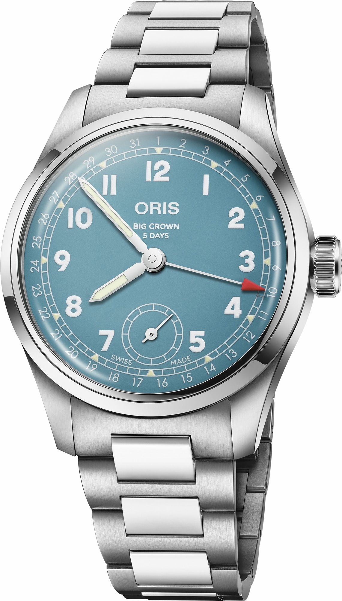 Oris Damklocka 01 473 7786 4065-07 8 19 06 Big Crown Blå/Stål Ø38 - Oris