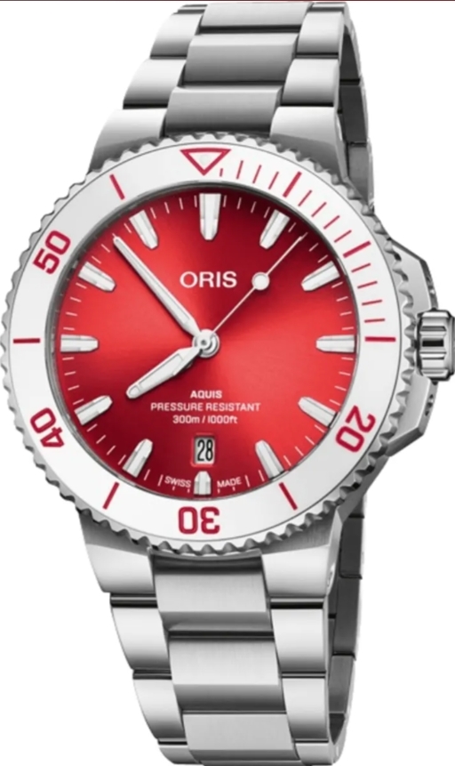 Oris Herrklocka 01 733 7787 4138-07 8 22 04PEB Aquis Taste Of Summer - Oris