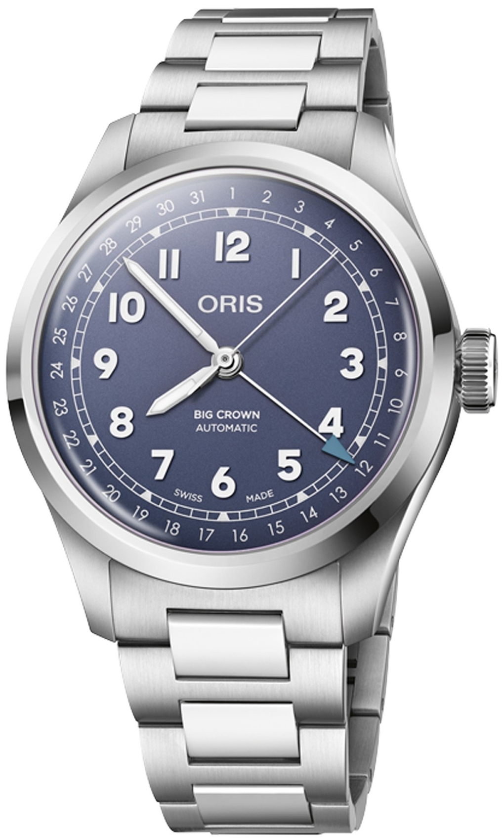 Oris Herrklocka 01 754 7798 4068-07 8 20 06 Big Crown Lila/Stål Ø40 - Oris