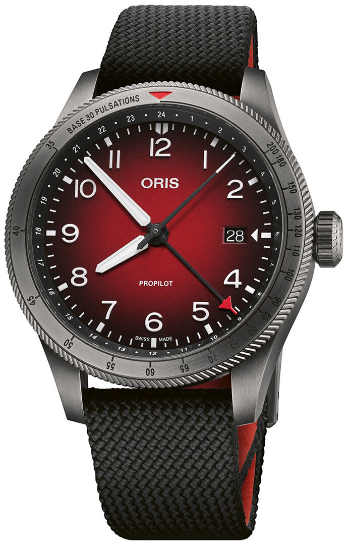 Oris Herrklocka 01 798 7773 4268-07 3 20 14GLC Propilot Svart/Textil - Oris