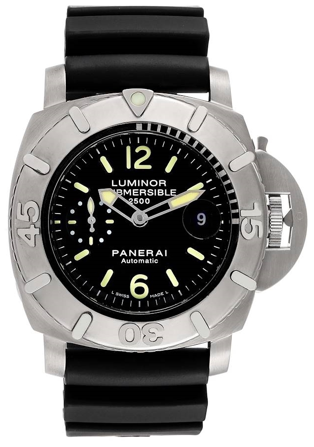 Panerai Herrklocka PAM00194 Luminor Svart/Gummi Ø47 mm - Panerai