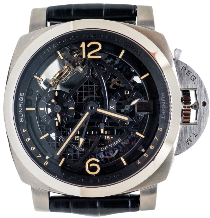 Panerai Herrklocka PAM00920 Luminor Skelettskuren/Läder Ø50 mm - Panerai