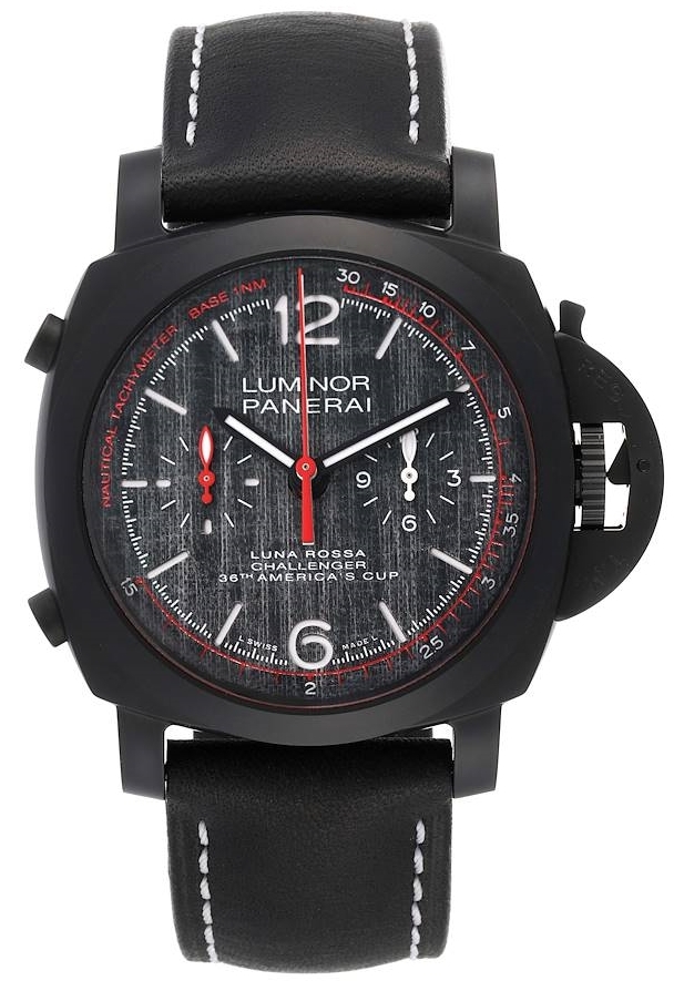 Panerai Herrklocka PAM01037 Luminor Grå/Läder Ø44 mm - Panerai