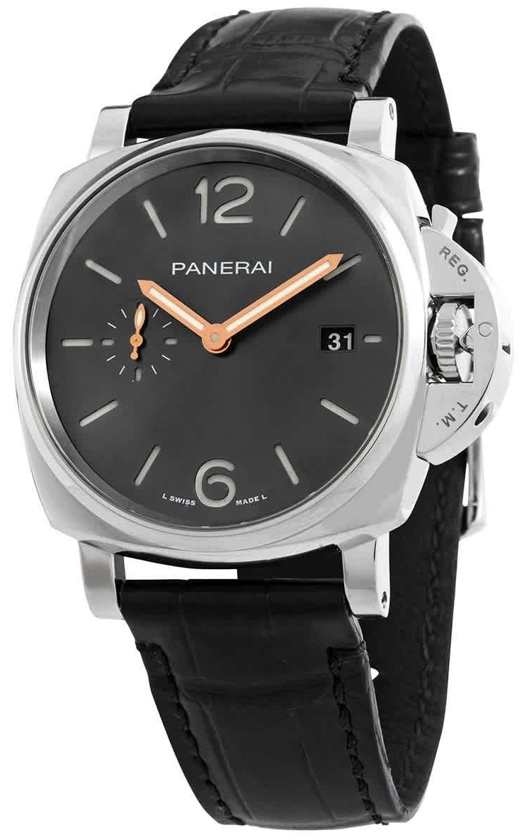 Panerai Herrklocka PAM01250 Luminor Grå/Läder Ø42 mm - Panerai
