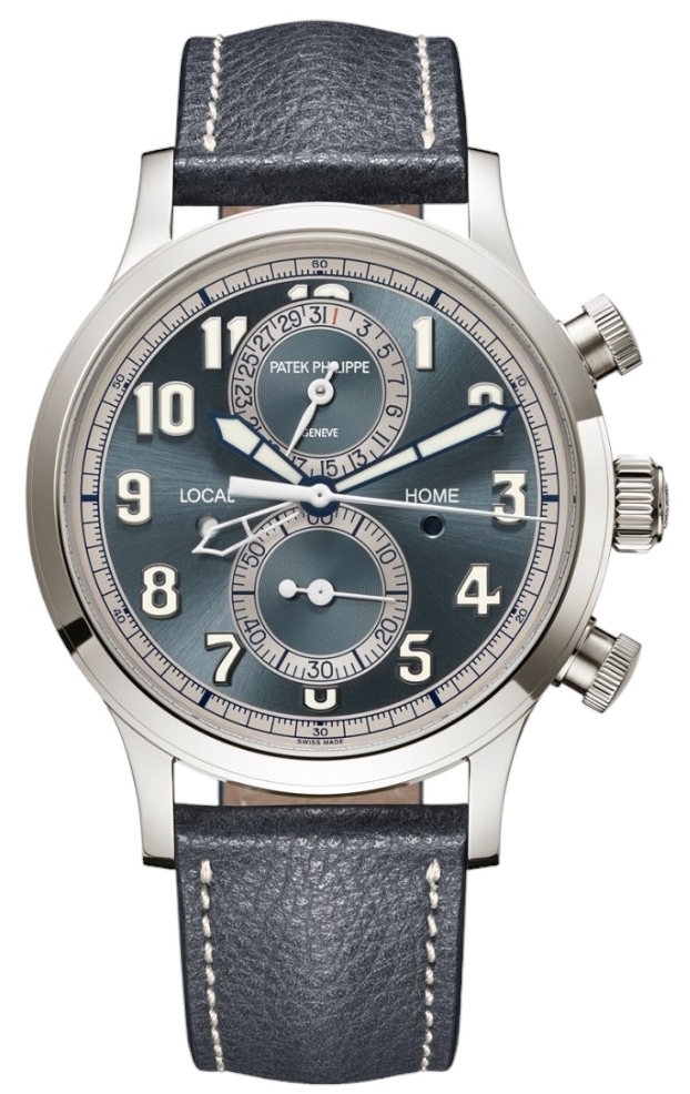 Patek Philippe Herrklocka 5924G-001 Complications Blå/Läder Ø42 mm - Patek Philippe