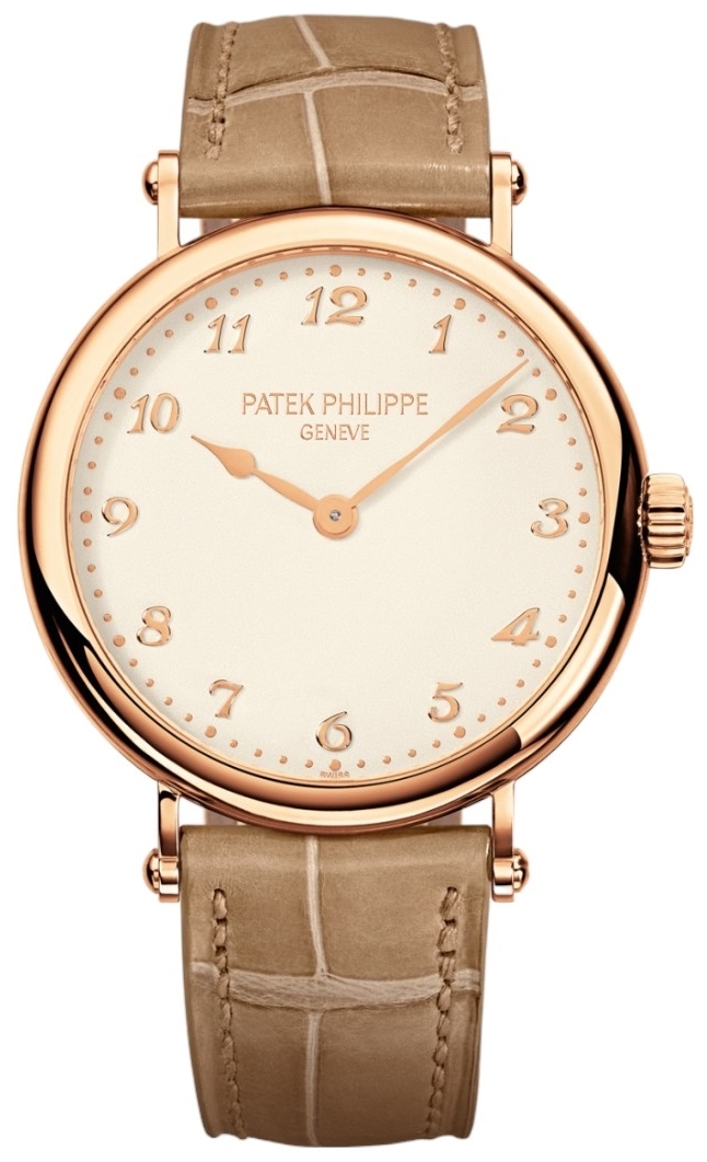 Patek Philippe Damklocka 7200R/001 Calatrava Antikvit/Läder Ø34.6 mm