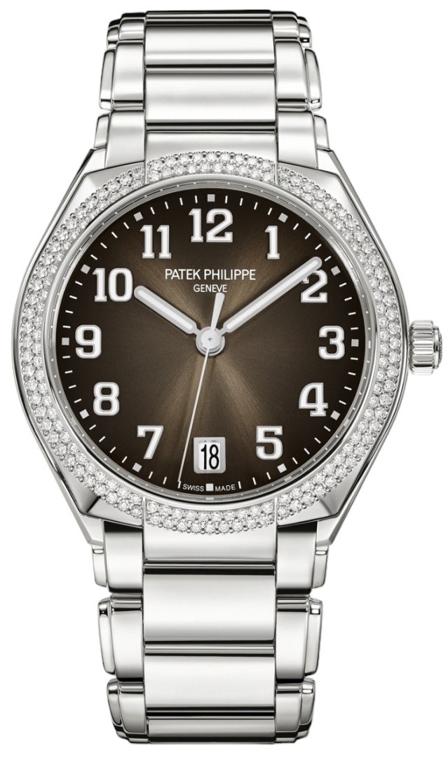 Patek Philippe Damklocka 7300/1200A/010 Twenty-4 Svart/Stål Ø36 mm