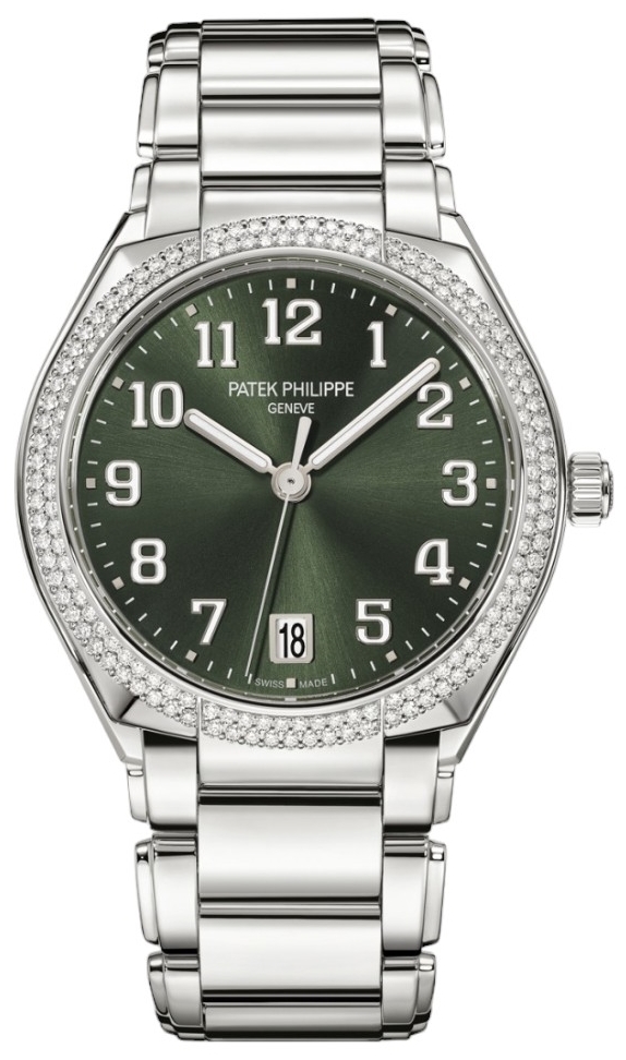 Patek Philippe Damklocka 7300/1200A/011 Twenty-4 Grön/Stål Ø36 mm