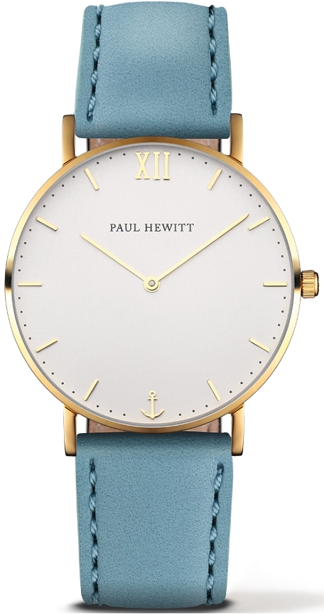 Paul Hewitt Damklocka PH-6455139K Sailor Line Silverfärgad/Läder - Paul Hewitt
