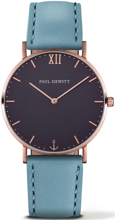 Paul Hewitt Damklocka PH-6455175K Sailor Line Svart/Läder Ø36 mm - Paul Hewitt