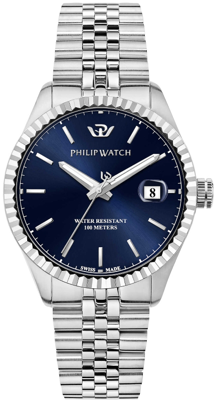 Philip Watch Herrklocka R8253597077 Classic Blå/Stål Ø41 mm - Philip Watch