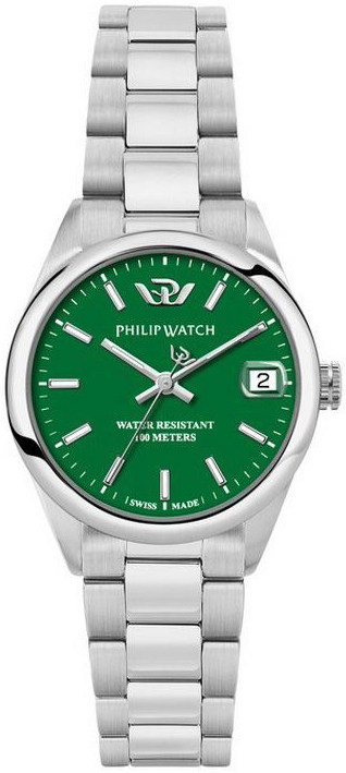 Philip Watch Damklocka R8253597647 Caribe Grön/Stål Ø31 mm - Philip Watch