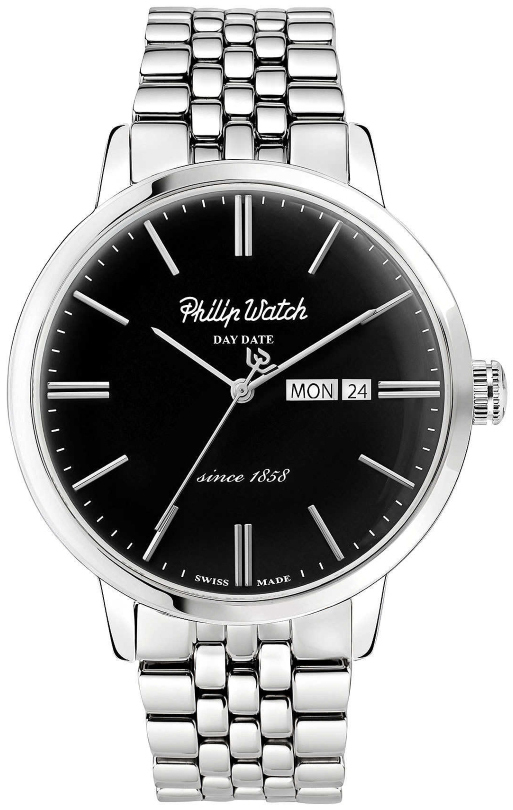 Philip Watch Herrklocka R8253598006 Classic Svart/Stål Ø43 mm - Philip Watch