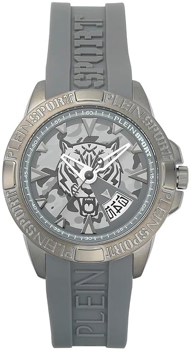 Philipp Plein Herrklocka PSFBA0223 Touchdown Grå/Gummi Ø44 mm