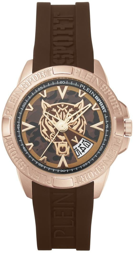 Philipp Plein Herrklocka PSFBA0323 Touchdown Grå/Gummi Ø44 mm