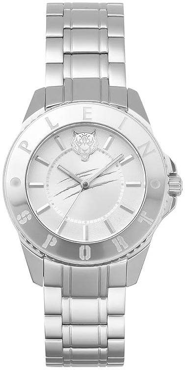Philipp Plein Damklocka PSKBA0623 Glam Silverfärgad/Stål Ø40 mm