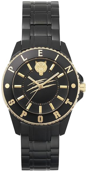 Philipp Plein Damklocka PSKBA1023 Glam Svart/Stål Ø40 mm