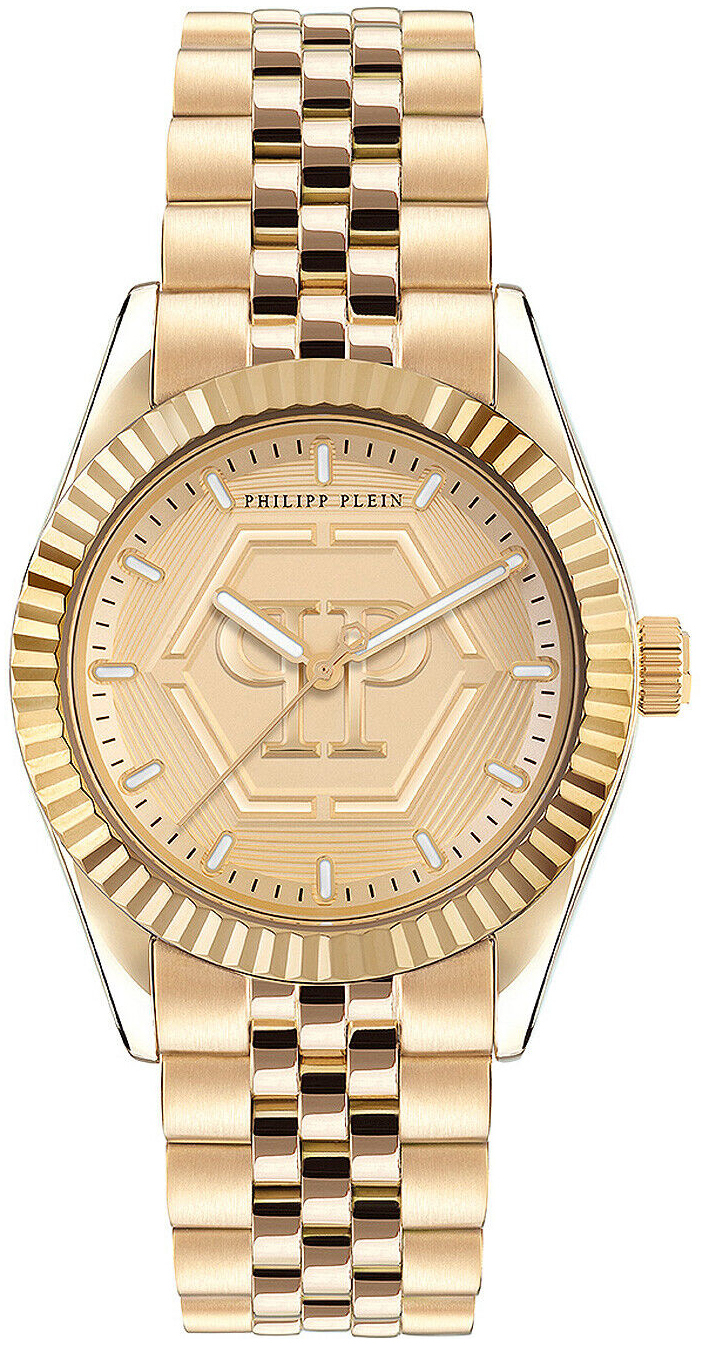 Philipp Plein Damklocka PW2BA0523 Street Couture Guld/Gulguldtonat - Philipp Plein