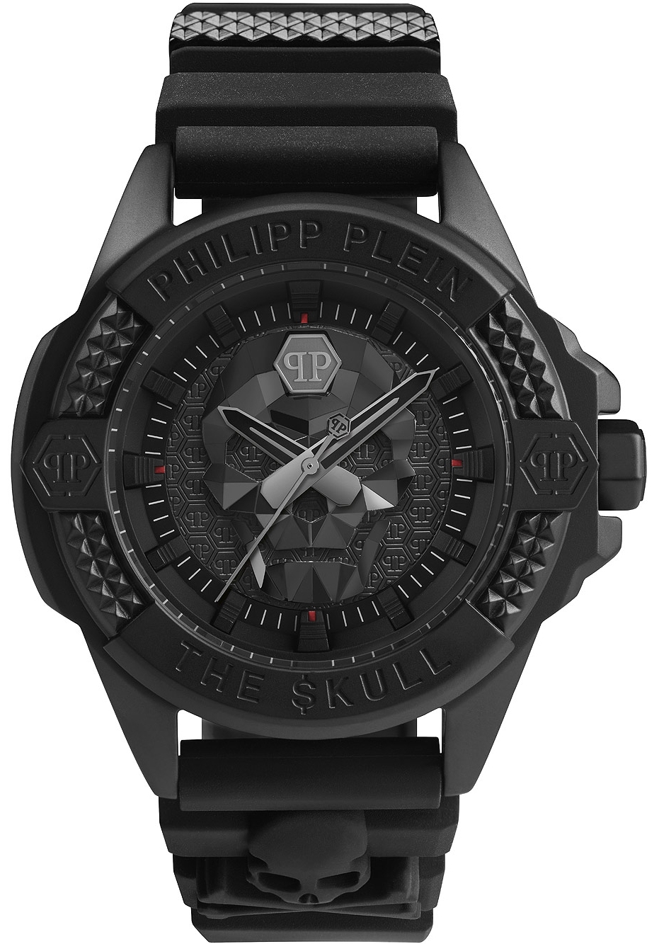 Philipp Plein Herrklocka PWAAA0721 The Skull Svart/Gummi Ø44 mm - Philipp Plein