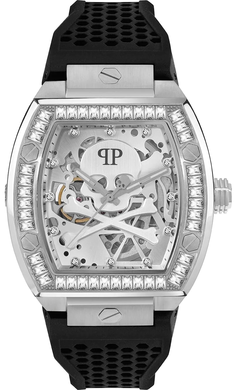 Philipp Plein Herrklocka PWBAA1323 The Skeleton Gummi Ø44 mm - Philipp Plein