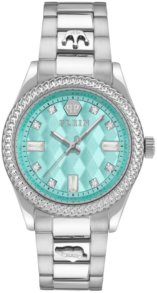 Philipp Plein Damklocka PWCDA0424 Queen Blå/Stål Ø38 mm
