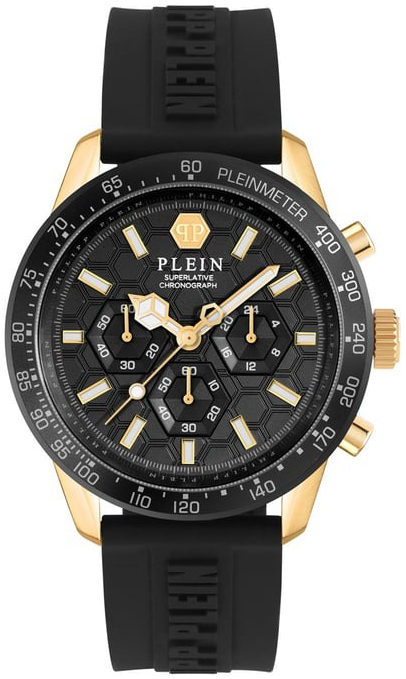 Philipp Plein Herrklocka PWPYA0224 Superlatives Svart/Gummi Ø44 mm - Philipp Plein