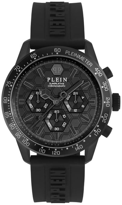 Philipp Plein Herrklocka PWPYA0324 Superlatives Svart/Gummi Ø44 mm - Philipp Plein