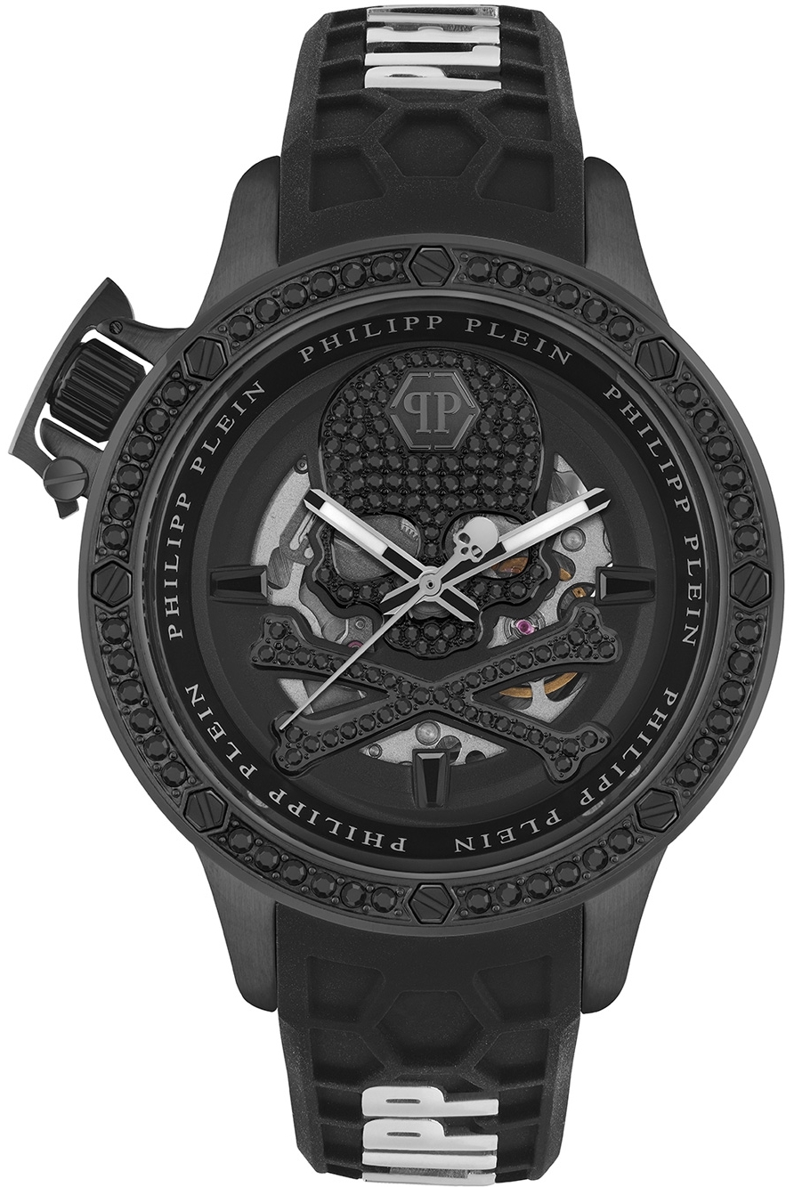 Philipp Plein Herrklocka PWUAA0423 Hyper Sport Svart/Gummi Ø46 mm - Philipp Plein