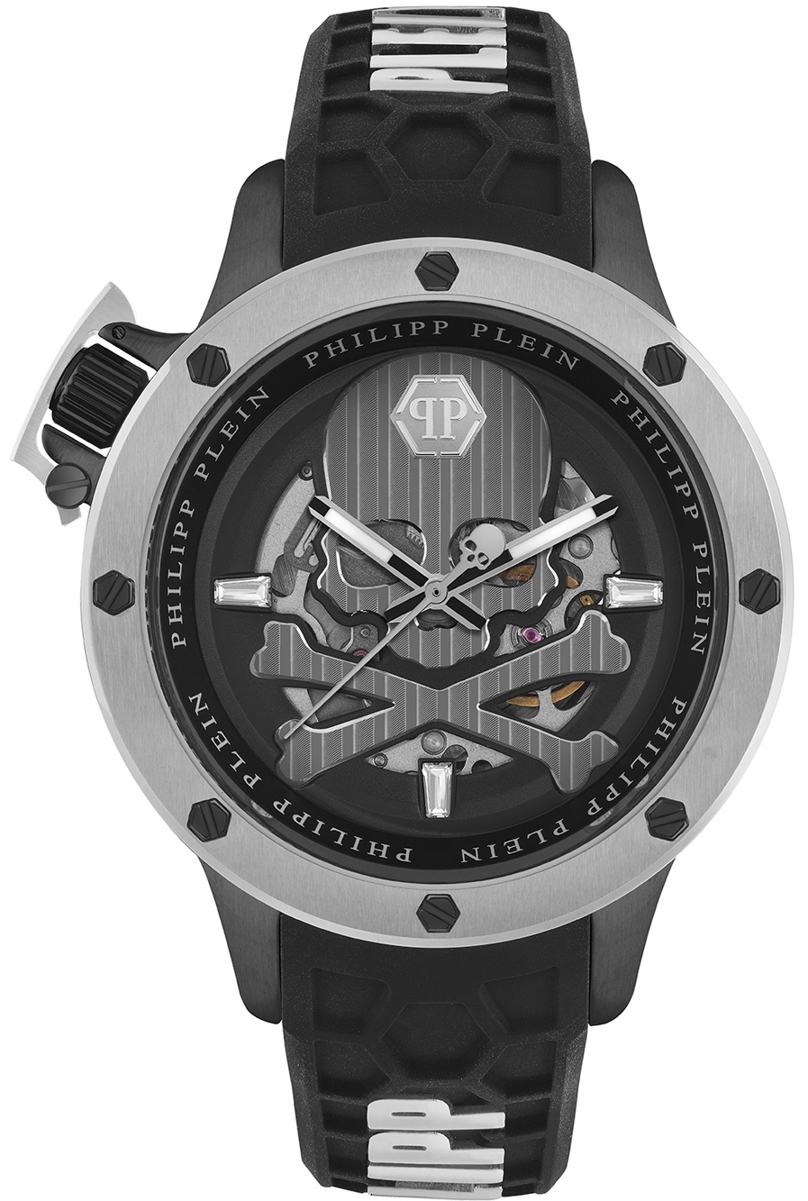 Philipp Plein Herrklocka PWUAA0523 Hyper Sport Svart/Gummi Ø46 mm - Philipp Plein