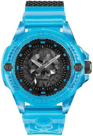 Philipp Plein Herrklocka PWWAA0724 The Skull Svart/Stål Ø44 mm - Philipp Plein