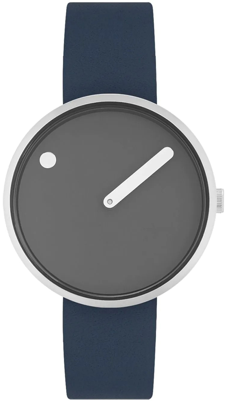 PICTO 34052-6714S Grå/Läder Ø34 mm