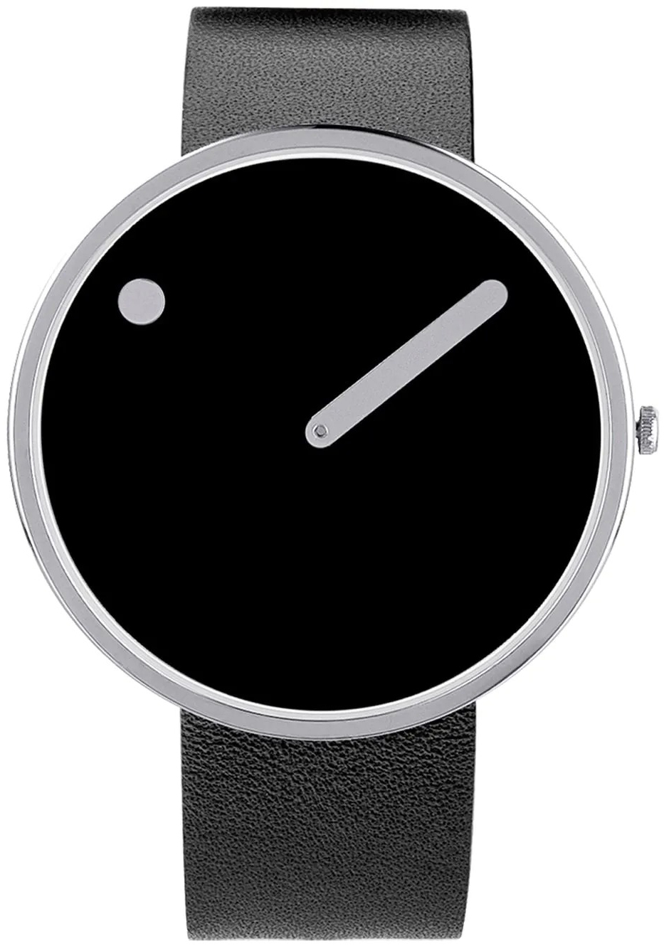 PICTO 43370-4120S Svart/Läder Ø40 mm