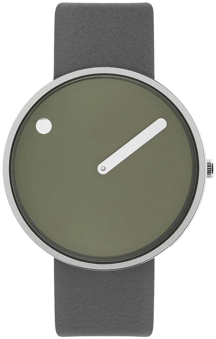 PICTO 43396-6220S Grön/Läder Ø40 mm