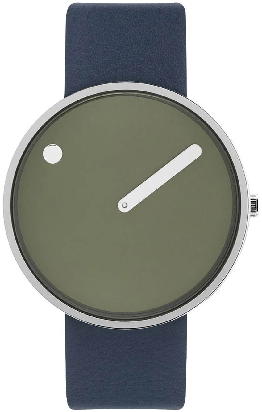 PICTO 43396-6720S Grön/Läder Ø40 mm