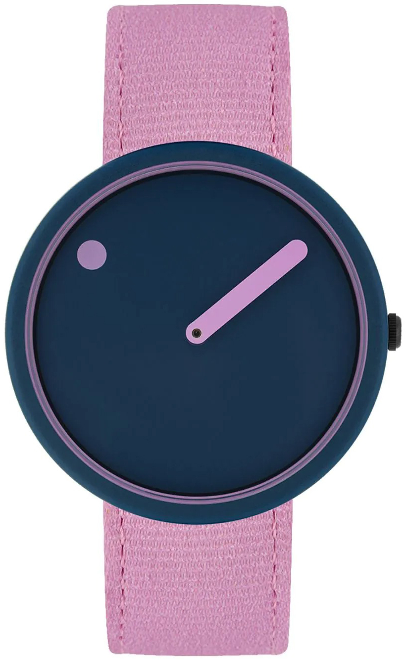 PICTO R44025-R010 Blå/Textil Ø40 mm