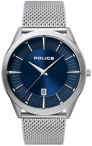 Police Herrklocka P15305JS03MM Classic Blå/Stål Ø44 mm - Police
