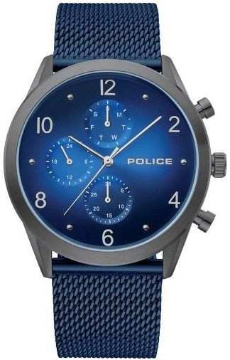 Police Herrklocka P15922JSU03MMBL Classic Bl&aring;/St&aring;l &Oslash;44 mm