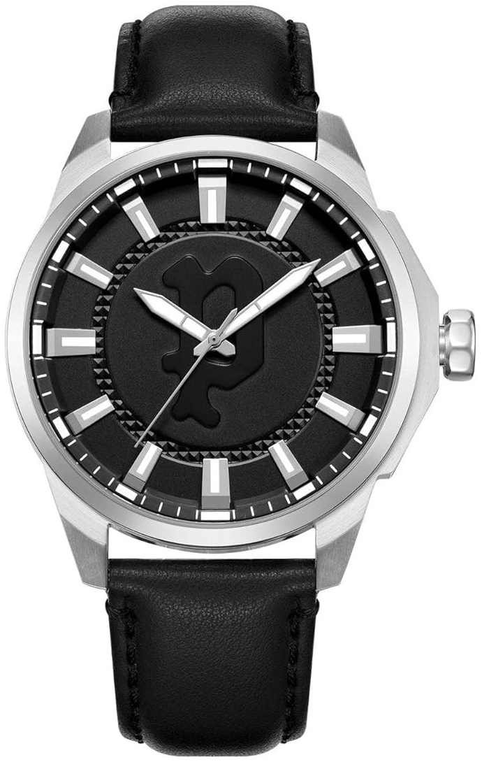 Police Herrklocka PEWJA2204308 Kavalan Svart/Läder Ø44 mm - Police