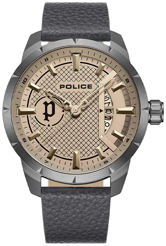 Police Herrklocka PEWJB2226903 Neist Beige/Läder Ø45 mm - Police