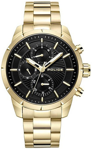 Police Herrklocka PEWJK2227106 Classic Svart/Stål Ø45 mm - Police