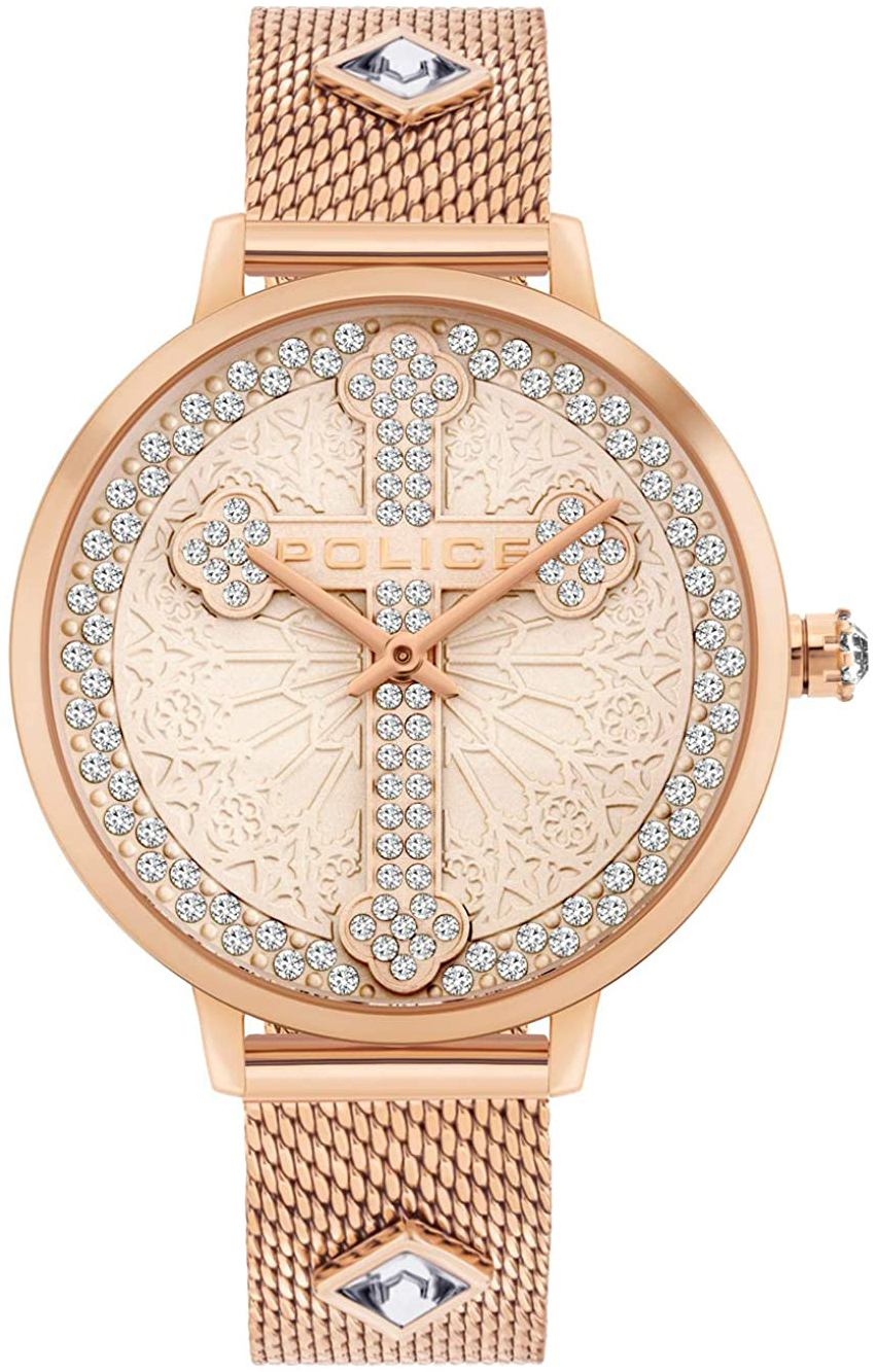 Police Damklocka PL16031MSR.32MMA Roséguldstonad/Roséguldstonat - Police